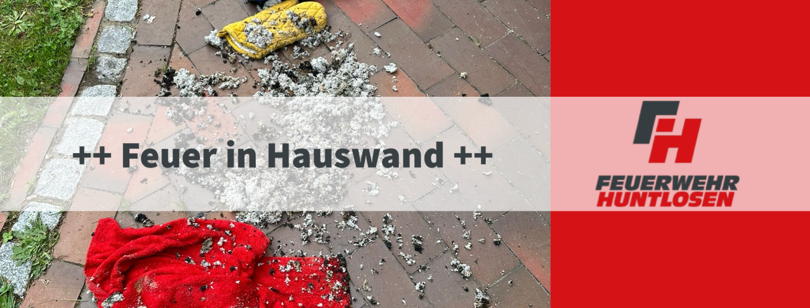 Read more about the article Einsatz – Feuer in Hauswand