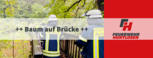 Read more about the article Einsatz H1 – Baum auf Brücke