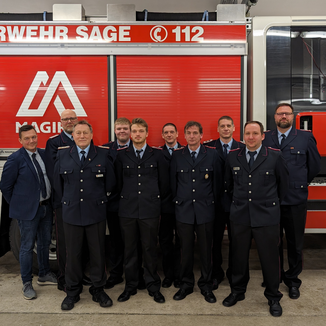 Read more about the article Jahreshauptversammlung der Feuerwehr Sage
