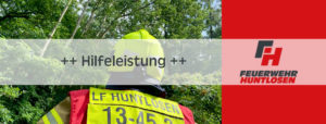 Read more about the article Einsatz: H1 – Baum droht umzustürzen