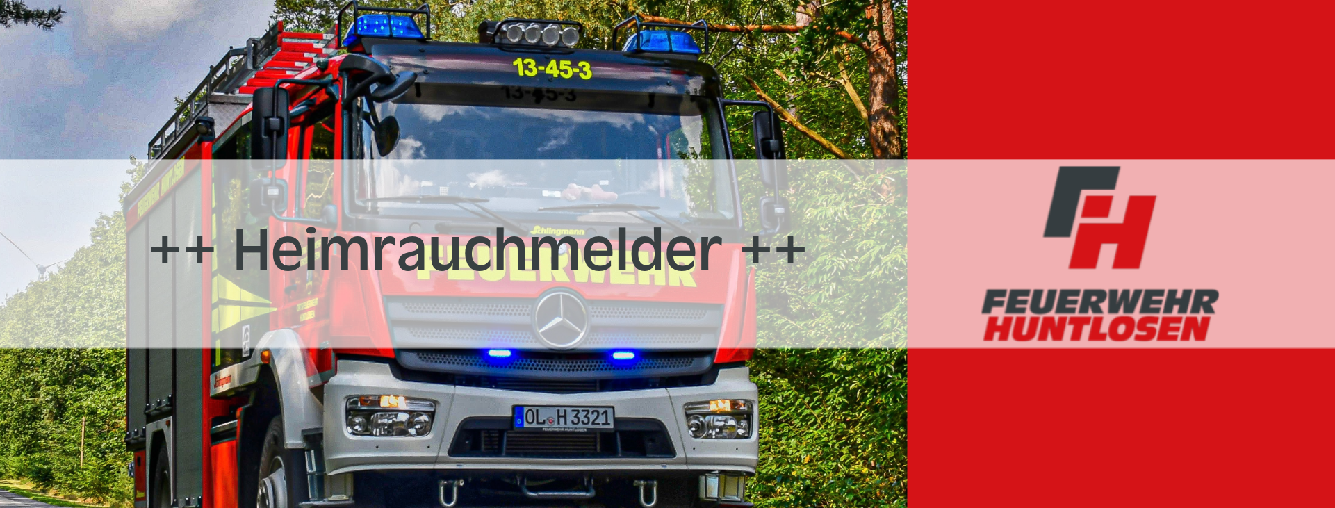 Read more about the article Einsatz: F1 – Ausgelöster Heimrauchmelder