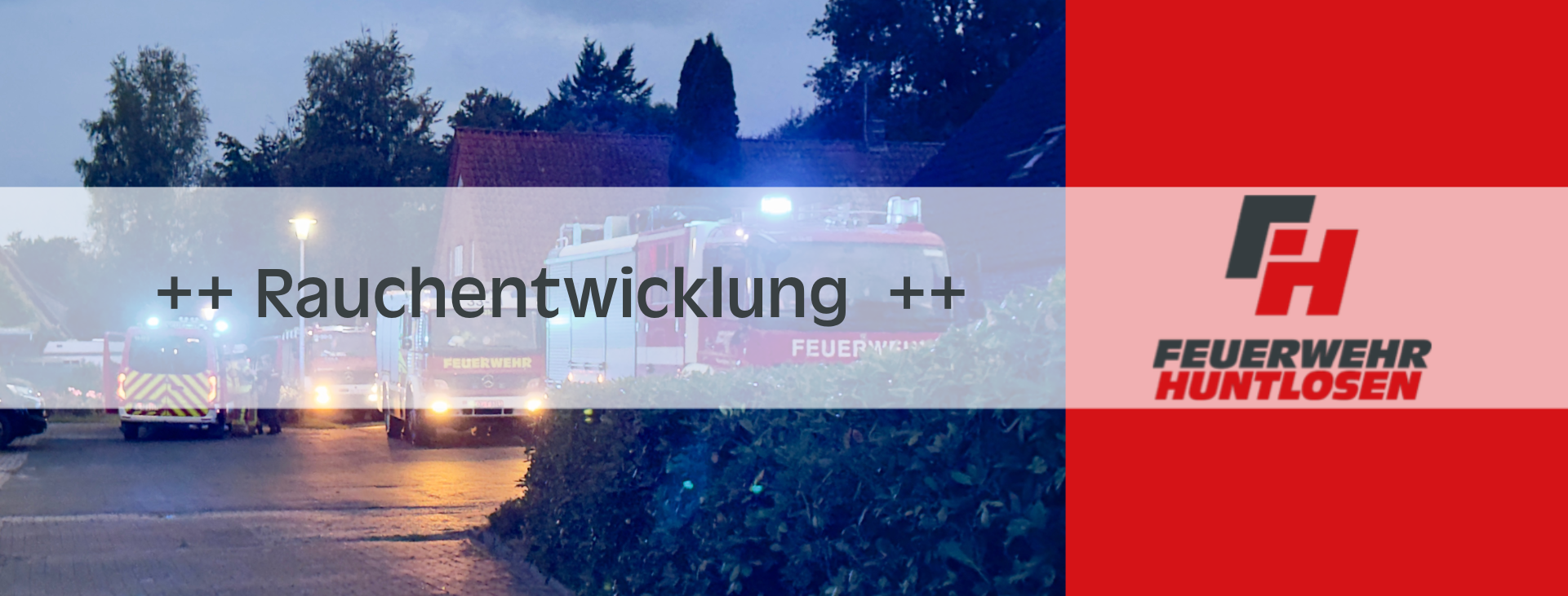 Read more about the article Einsatz: F1 – Unklare Rauchentwicklung