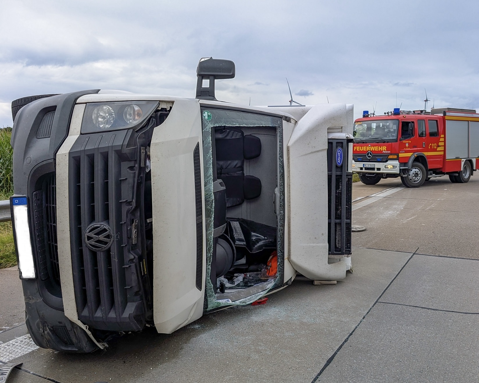 Read more about the article Einsatz: H2 – Verkehrsunfall auf der A29